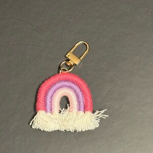 Rainbow Keychain with Tassels